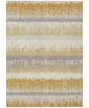 Addison Chantille Machine Washable Acn1013 2'6"x3'10" Area Rug In Gold