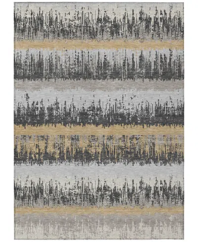Addison Chantille Machine Washable Acn1013 3'x5' Area Rug In Gray
