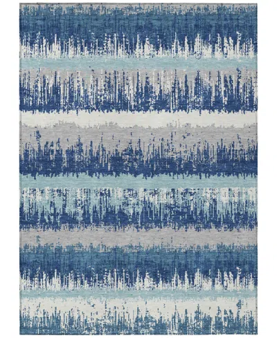 Addison Chantille Machine Washable Acn1013 5'x7'6" Area Rug In Blue