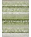 Addison Chantille Machine Washable Acn1013 5'x7'6" Area Rug In Grass
