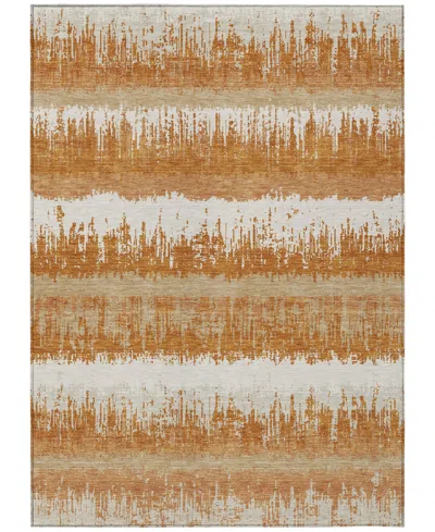 Addison Chantille Machine Washable Acn1013 8'x10' Area Rug In Copper