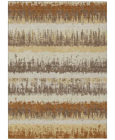 Addison Chantille Machine Washable Acn1013 8'x10' Area Rug In Mocha