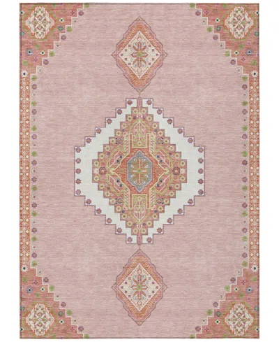 Addison Chantille Machine Washable Acn1014 2'6"x3'10" Area Rug In Pink