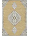 Addison Chantille Machine Washable Acn1014 3'x5' Area Rug In Gold