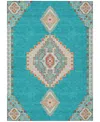 Addison Chantille Machine Washable Acn1014 5'x7'6" Area Rug In Teal