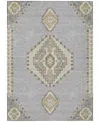 Addison Chantille Machine Washable Acn1014 8'x10' Area Rug In Gray