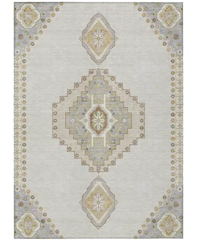Addison Chantille Machine Washable Acn1014 8'x10' Area Rug In Ivory
