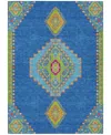 Addison Chantille Machine Washable Acn1014 9'x12' Area Rug In Denim
