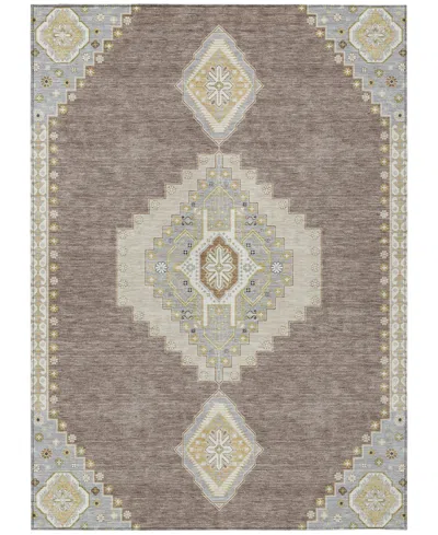 Addison Chantille Machine Washable Acn1014 9'x12' Area Rug In Taupe