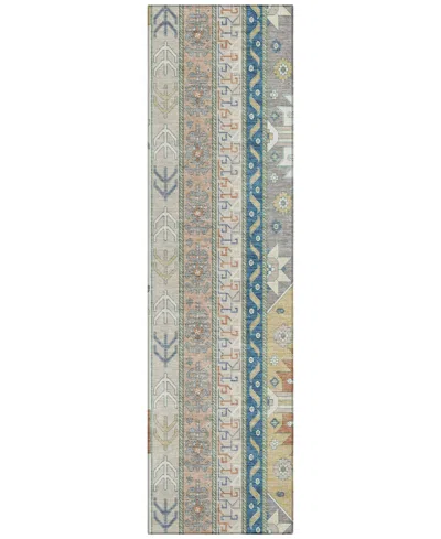 Addison Chantille Machine Washable Acn1015 2'3"x7'6" Runner Area Rug In Ivory