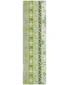 Addison Chantille Machine Washable Acn1015 2'3"x7'6" Runner Area Rug In Sage