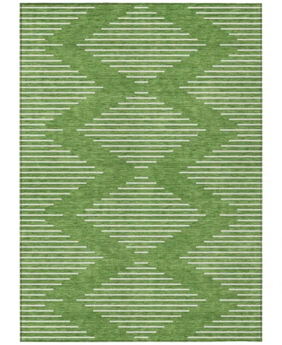 Addison Chantille Machine Washable Acn1016 10'x14' Area Rug In Green