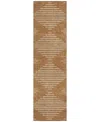 Addison Chantille Machine Washable Acn1016 2'3"x7'6" Runner Area Rug In Paprika