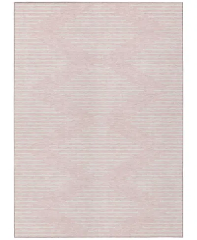 Addison Chantille Machine Washable Acn1016 2'6"x3'10" Area Rug In Pink