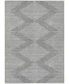 Addison Chantille Machine Washable Acn1016 3'x5' Area Rug In Gray