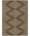 Addison Chantille Machine Washable Acn1016 5'x7'6" Area Rug In Brown
