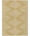 Addison Chantille Machine Washable Acn1016 8'x10' Area Rug In Gold