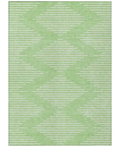 Addison Chantille Machine Washable Acn1016 8'x10' Area Rug In Mint