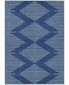 Addison Chantille Machine Washable Acn1016 9'x12' Area Rug In Navy