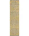 Addison Chantille Machine Washable Acn1017 2'3''x7'6'' Runner Area Rug In Gold