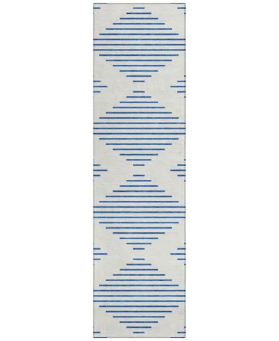 Addison Chantille Machine Washable Acn1017 2'3''x7'6'' Runner Area Rug In Ivory