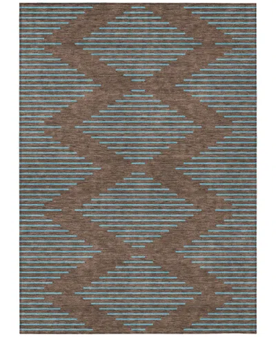 Addison Chantille Machine Washable Acn1017 2'6''x3'10'' Area Rug In Brown