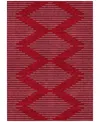 Addison Chantille Machine Washable Acn1017 2'6''x3'10'' Area Rug In Red