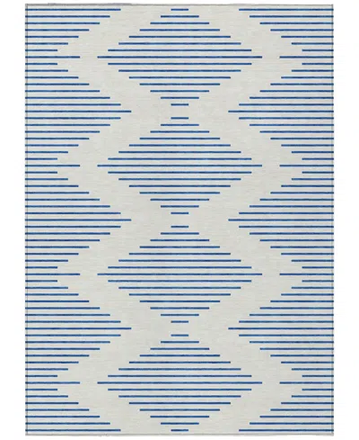 Addison Chantille Machine Washable Acn1017 5'x7'6''area Rug In Ivory