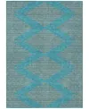 Addison Chantille Machine Washable Acn1017 8'x10' Area Rug In Teal