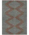 Addison Chantille Machine Washable Acn1017 9'x12' Area Rug In Brown