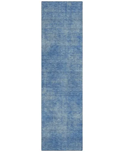 Addison Chantille Machine Washable Acn1018 2'3''x7'6'' Runner Area Rug In Blue