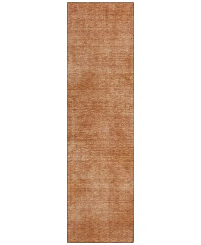 Addison Chantille Machine Washable Acn1018 2'3''x7'6'' Runner Area Rug In Paprika
