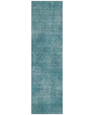 Addison Chantille Machine Washable Acn1018 2'3''x7'6'' Runner Area Rug In Teal
