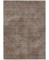 Addison Chantille Machine Washable Acn1018 5'x7'6''area Rug In Brown