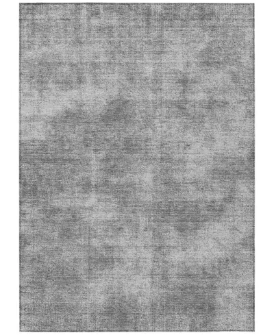 Addison Chantille Machine Washable Acn1018 5'x7'6''area Rug In Gray