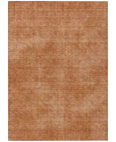 Addison Chantille Machine Washable Acn1018 5'x7'6''area Rug In Paprika