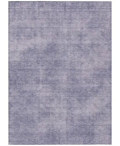 Addison Chantille Machine Washable Acn1018 5'x7'6''area Rug In Purple