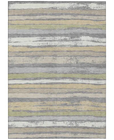 Addison Chantille Machine Washable Acn1019 2'6''x3'10'' Area Rug In Gray