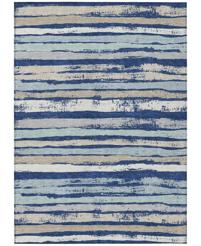 Addison Chantille Machine Washable Acn1019 3'x5' Area Rug In Navy