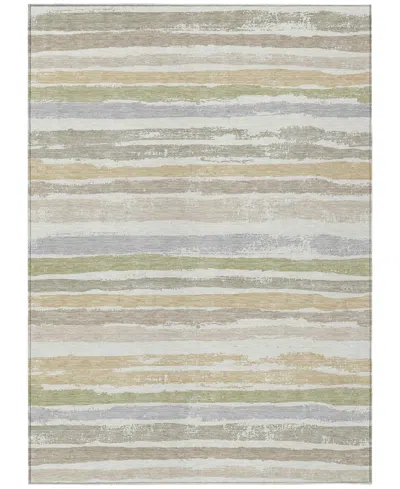 Addison Chantille Machine Washable Acn1019 5'x7'6''area Rug In Ivory