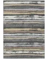Addison Chantille Machine Washable Acn1019 8'x10' Area Rug In Charcoal