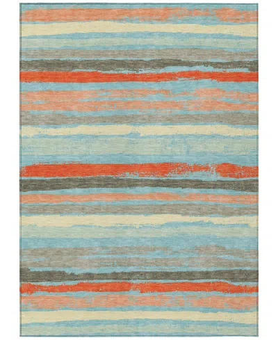 Addison Chantille Machine Washable Acn1019 8'x10' Area Rug In Mist