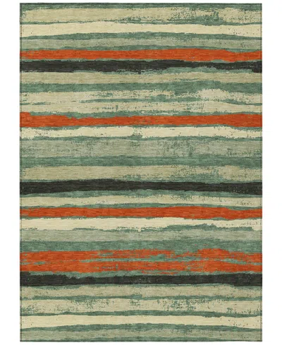 Addison Chantille Machine Washable Acn1019 8'x10' Area Rug In Sage