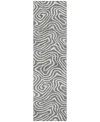 Addison Chantille Machine Washable Acn1020 2'3''x7'6'' Runner Area Rug In Gray