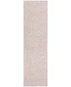 Addison Chantille Machine Washable Acn1020 2'3''x7'6'' Runner Area Rug In Pink