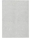 Addison Chantille Machine Washable Acn1020 2'6''x3'10'' Area Rug In Silver