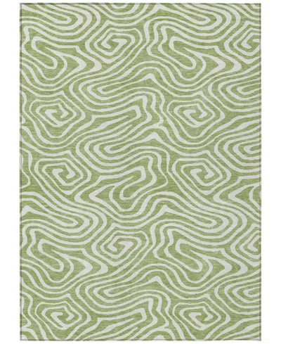 Addison Chantille Machine Washable Acn1020 8'x10' Area Rug In Grass