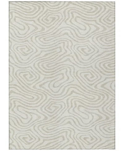 Addison Chantille Machine Washable Acn1020 9'x12' Area Rug In Ivory