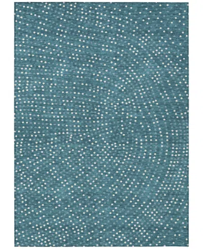 Addison Chantille Machine Washable Acn1021 10'x14' Area Rug In Teal