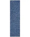 Addison Chantille Machine Washable Acn1021 2'3''x7'6'' Runner Area Rug In Navy